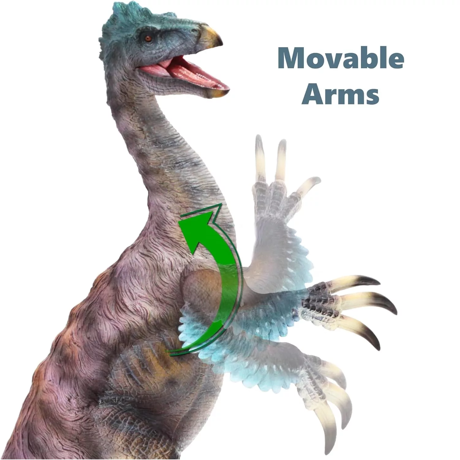 فیگور تی ان جی مدل دایناسور طرح THERIZINOSAURUS کد T5015