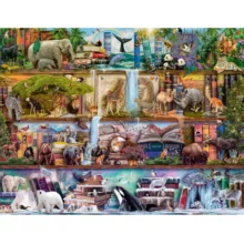 پازل 2000 تکه راونزبرگر مدل Big Animal World کد 16652