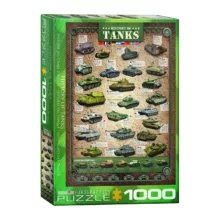 پازل 1000 تکه یوروگرافیکس پازلز طرح History of Tanks كد 60000381