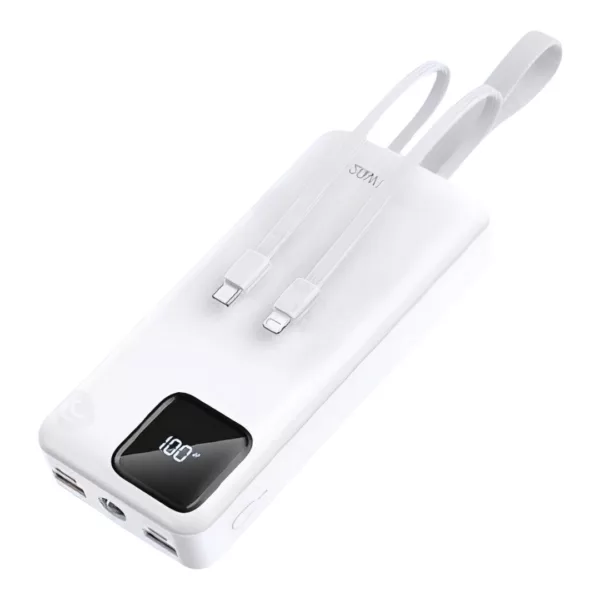 پاوربانک مدل fast chargiin PD-25.5W+20W-QC ظرفیت 30000 میلی آمپر ساعت
