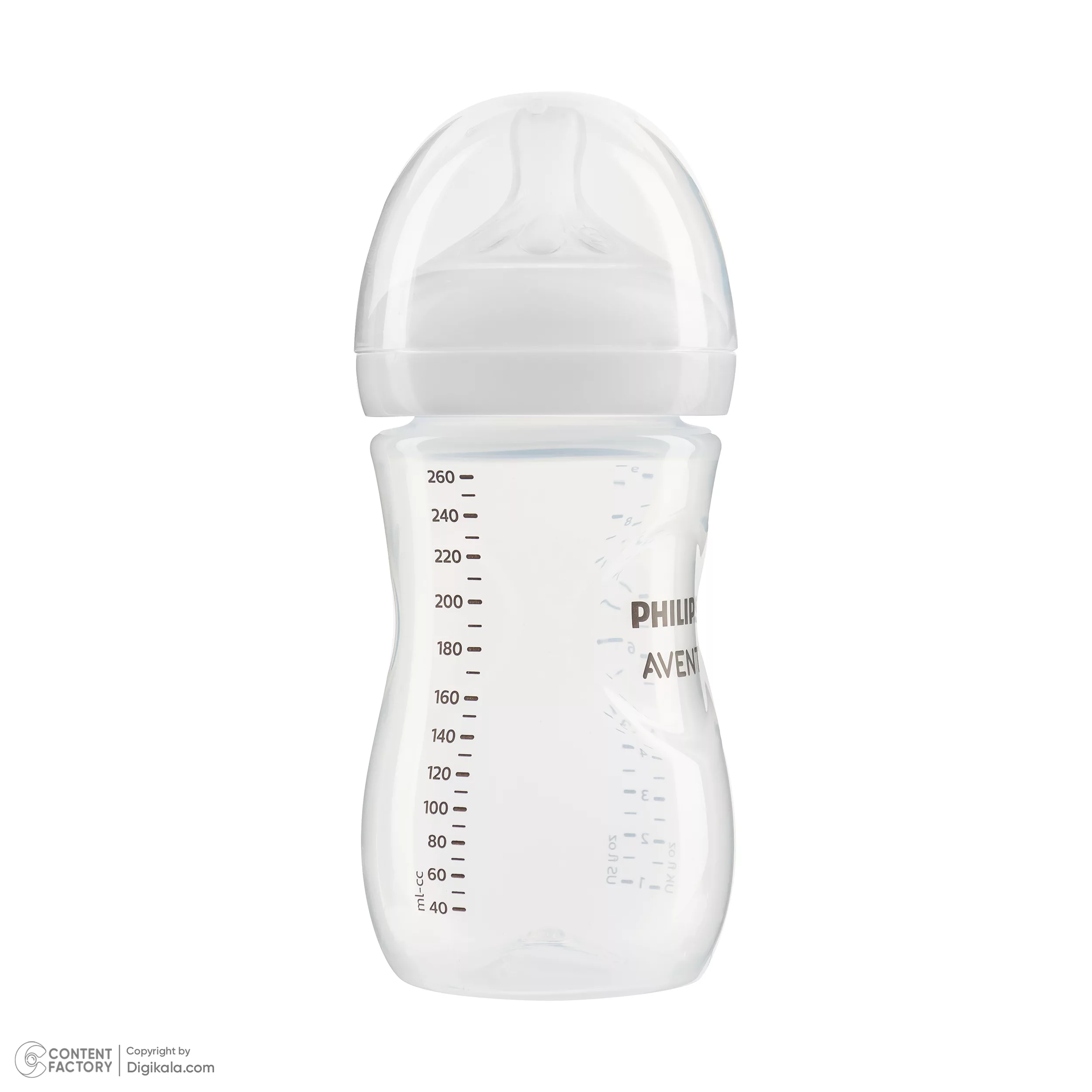 شیشه شیر فیلیپس اونت مدل Natural Response گنجایش 260 میلی لیتر - بسته 2 عددی