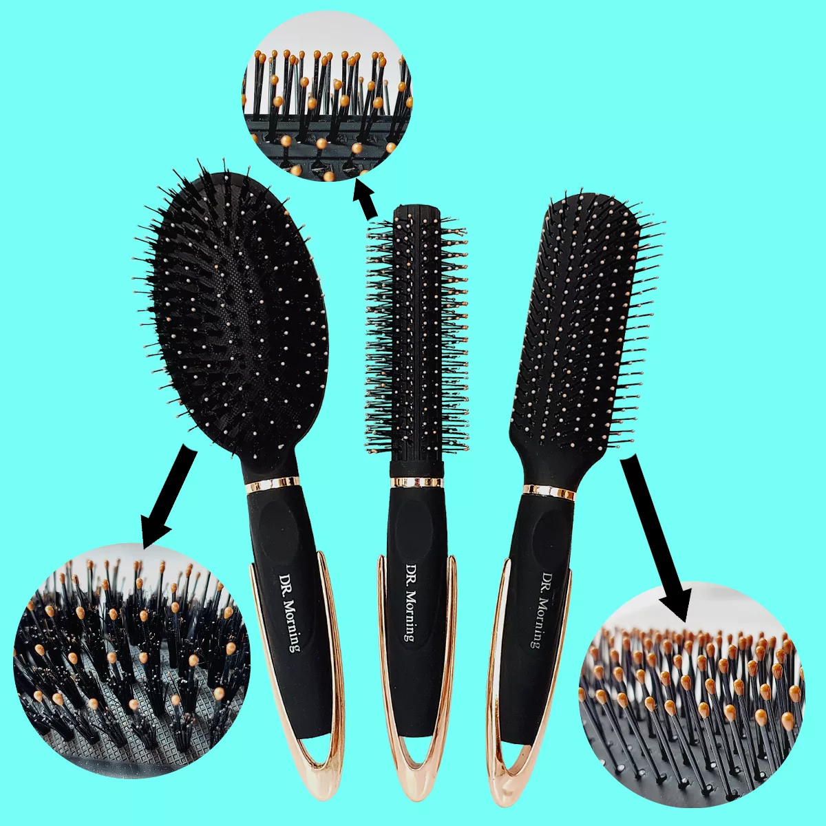 برس مو دکتر مورنینگ مدل 3EA مجموعه سه عددی