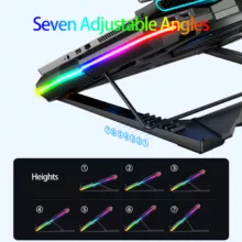 پایه خنک کننده  لپ تاپ کول کلد مدل K44-RGB-R