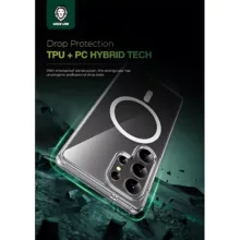 کاور گرین لاین مدل GNMGCRS25UCL مناسب برای گوشی موبایل سامسونگ Galaxy S25 Ultra