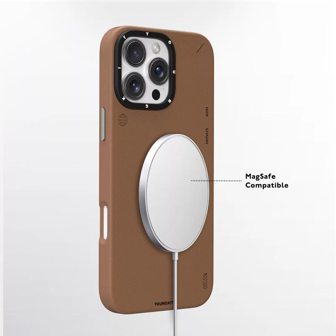 کاور یانگ کیت مدل Simple Matte Leather Case مناسب برای گوشی موبایل اپل iphone 16pro
