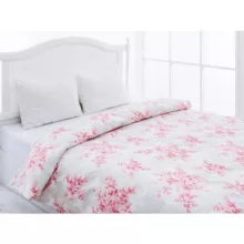 روکش لحاف انگلیش هوم مدل Snow Rose یک نفره سایز 160x220 سانتی متر