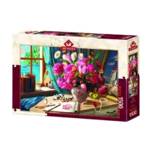پازل 1500 تکه آرت پازل طرح The Smell of Art كد 5387