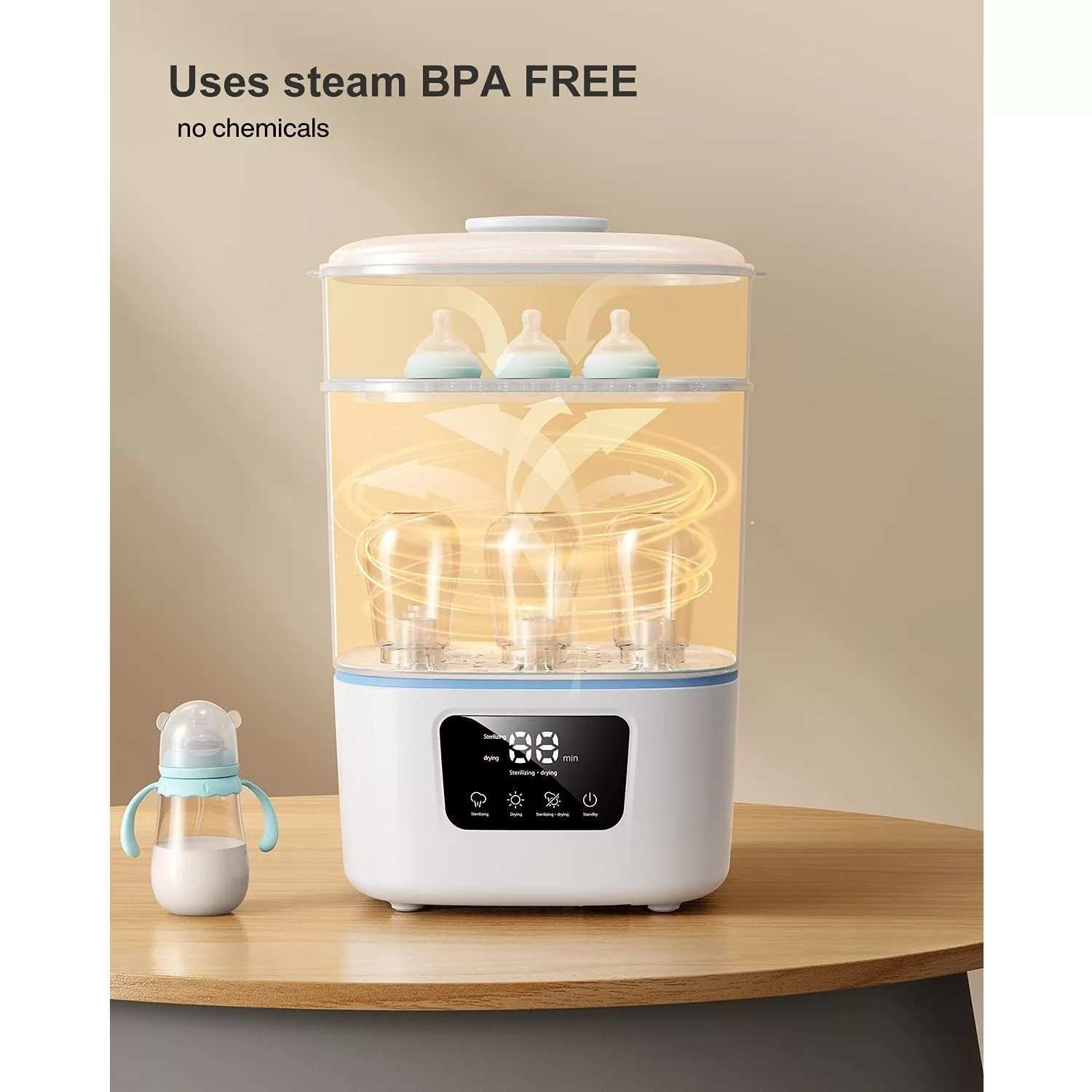 استریل کننده شیشه شیر کوکو بیر مدل CBS10