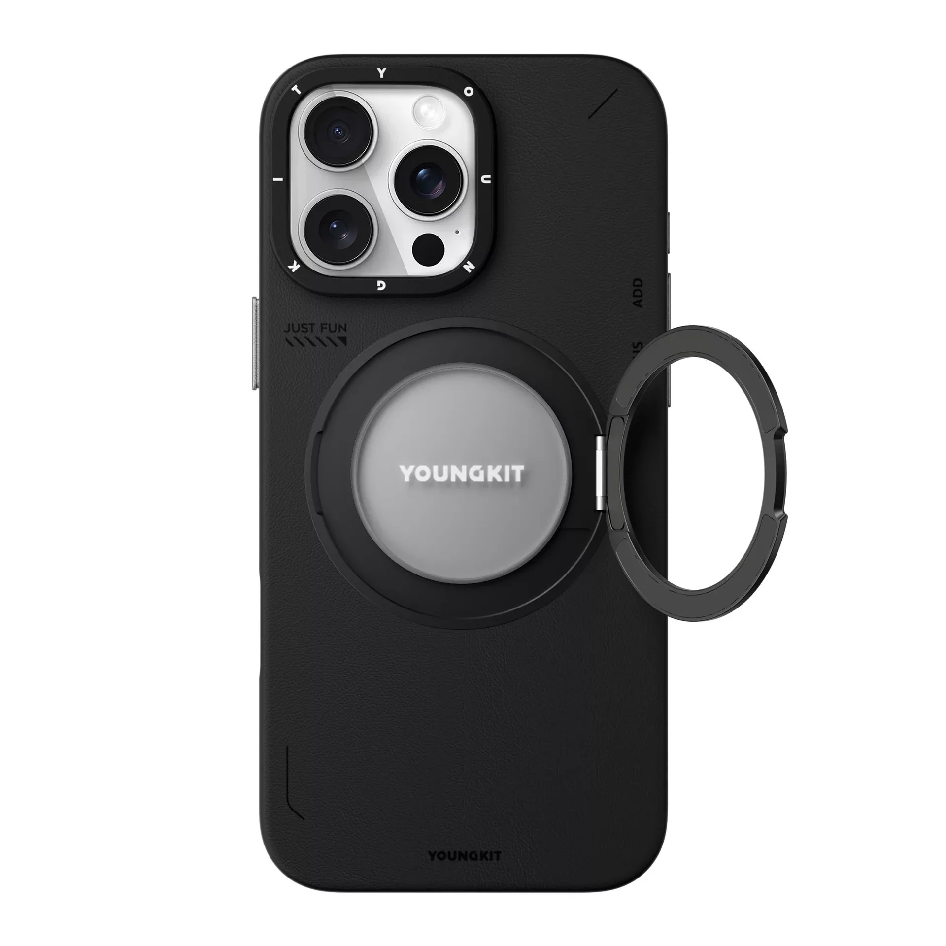 کاور یانگ کیت مدل Leather 360° مناسب برای گوشی موبایل اپل iphone 16promax