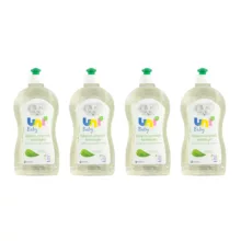 شوینده شیشه شیر کودک یونی مدل  U2008429.4 حجم 500 میلی لیتر بسته 4 عددی