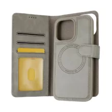 کیف کلاسوری اچ دی دی طرح چرمی مگ سیف مدل LUXURY مناسب برای گوشی موبایل اپل IPHONE 15 promax