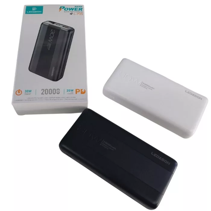 پاوربانک مدل L-P35 ظرفیت 20000 میلی آمپر ساعت