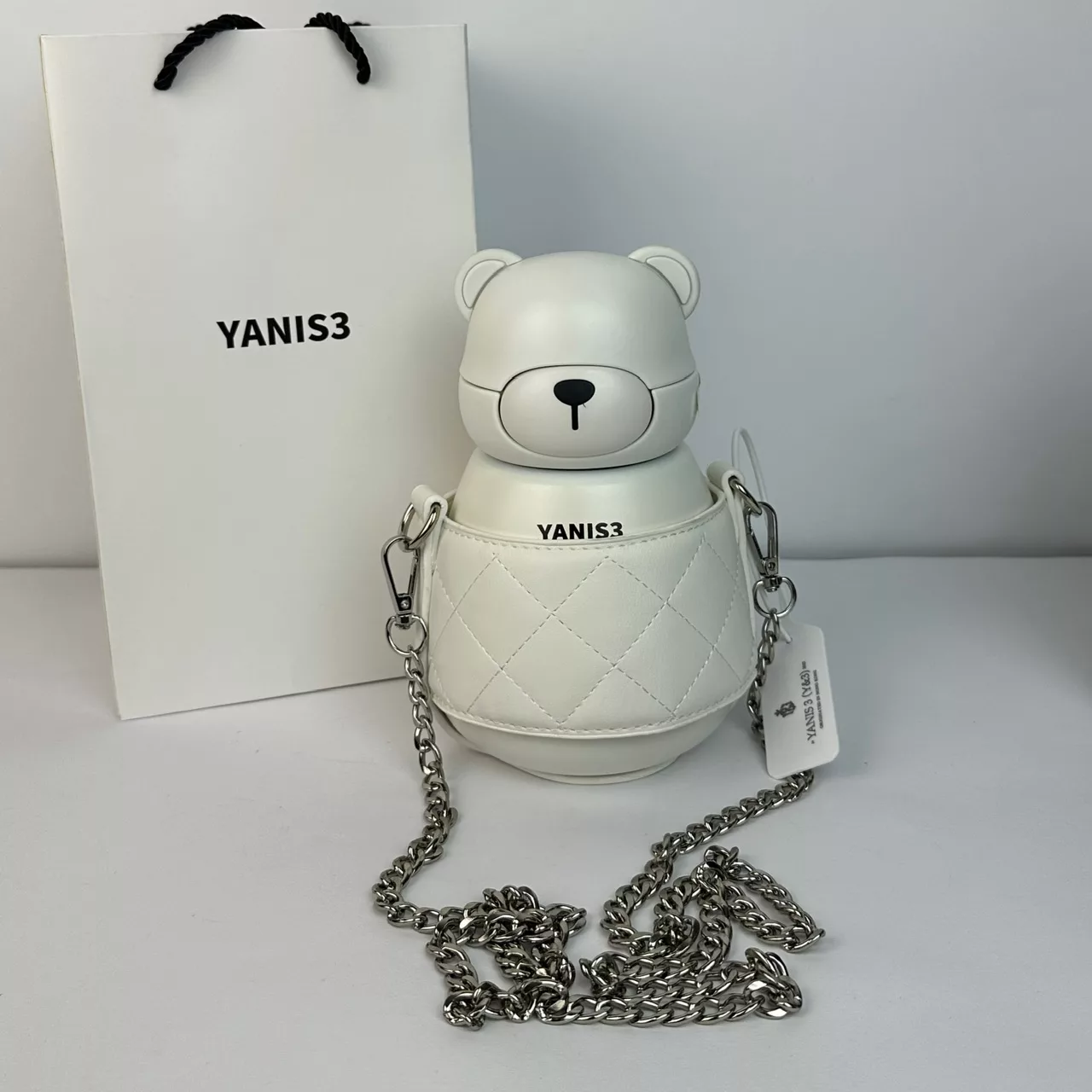 فلاسک کودک مدل Yanis3 خرسی گنجایش 0.8 لیتر