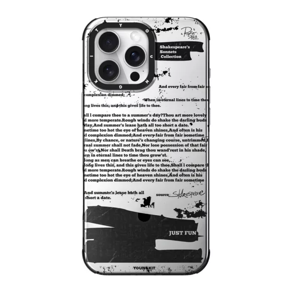 کاور یانگ کیت مدل Shakespeare مناسب برای گوشی موبایل اپل iphone 16promax