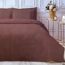 پتو ازدیلک مدل Piramit Kahve سایز 220×150 سانتی متر