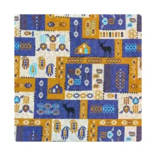 روکش لحاف آدنو مدل ترکمن کد IR174 دونفره سایز 220×240 سانتی متر