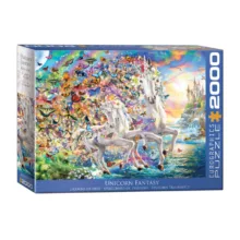 پازل 2000 تکه یوروگرافیکس پازلز مدل 8220-5551 Unicorn Fantasy