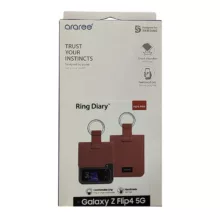 کاور آراری مدل Ring Diary مناسب برای گوشی موبایل سامسونگ Galaxy Z Flip4