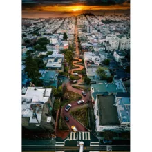 پازل 1000 تکه راونزبرگر مدل Lombard Street کد 16732