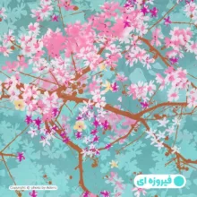 روکش لحاف آدنو مدل شکوفه کد IR11 یک نفره سایز 160x220 سانتی متر