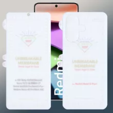 محافظ صفحه نمایش بوف مدل Hydrogel-G مناسب برای گوشی موبایل شیائومی Redmi Note 13 Pro Plus به همراه محافظ پشت گوشی