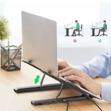 پایه نگهدارنده لپ تاپ و هاب 6 پورت یوگرین مدل CM359-80551
