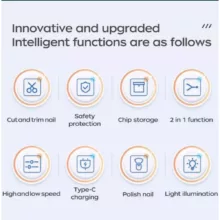 ناخن گیر برقی سی مجیک مدل SMPH-ZJD05C