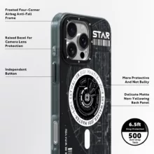 کاور یانگ کیت مدل Interstellar Journey Space مناسب برای گوشی موبایل اپل iphone 16pro