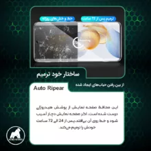 محافظ صفحه نمایش مات کینگ کونگ مدل Tough مناسب برای گوشی موبایل سامسونگ Galaxy Z Flip5 به همراه محافظ پشت گوشی