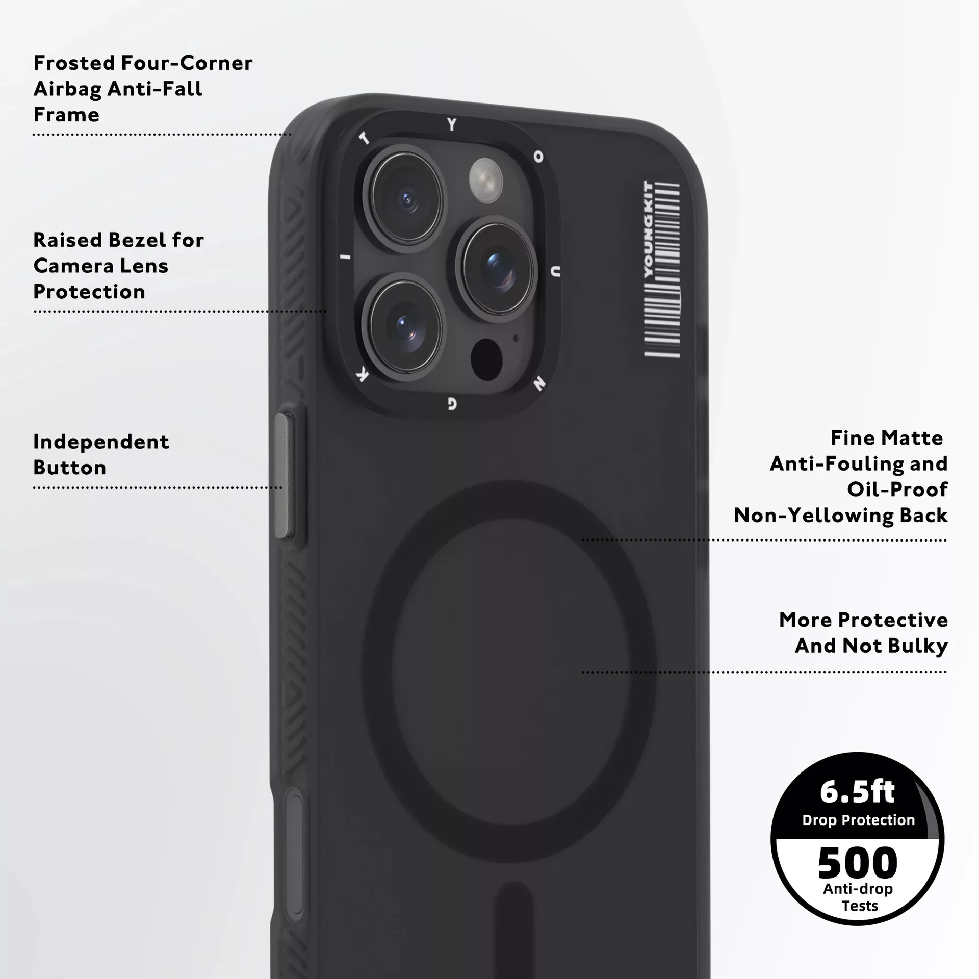 کاور یانگ کیت مدل Hidden Sand Magsafe مناسب برای گوشی موبایل اپل iphone 16