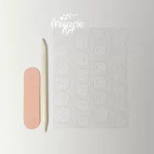 ناخن مصنوعی میراکل آرت کد 002L بسته 10 عددی
