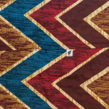روکش لحاف آدنو مدل Colord zigzag کد IR42 یک نفره سایز 160x220 سانتی متر