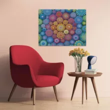 پازل 2000 تکه راونزبرگر مدل Radiating Rainbow Mandalas کد 17134