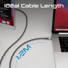 کابل USB-C پرومیت مدل LUCIDLINE-CC120 طول 1.2 متر