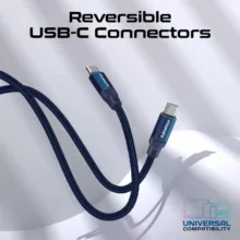 کابل تبدیل USB-C پرومیت مدل SPRINGY.BLUE طول 1.2 متر