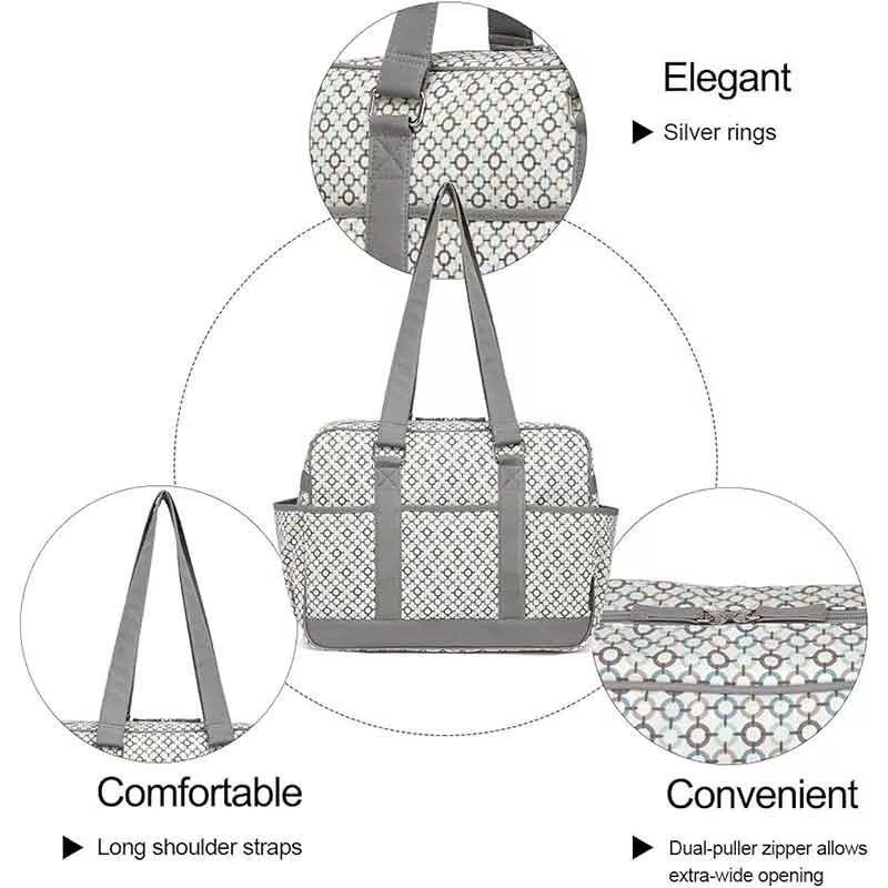 ساک لوازم کودک و نوزاد مدل برزنت زنبوری a4067