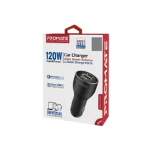 شارژر فندکی 120 وات پرومیت مدل POWERDRIVE-120