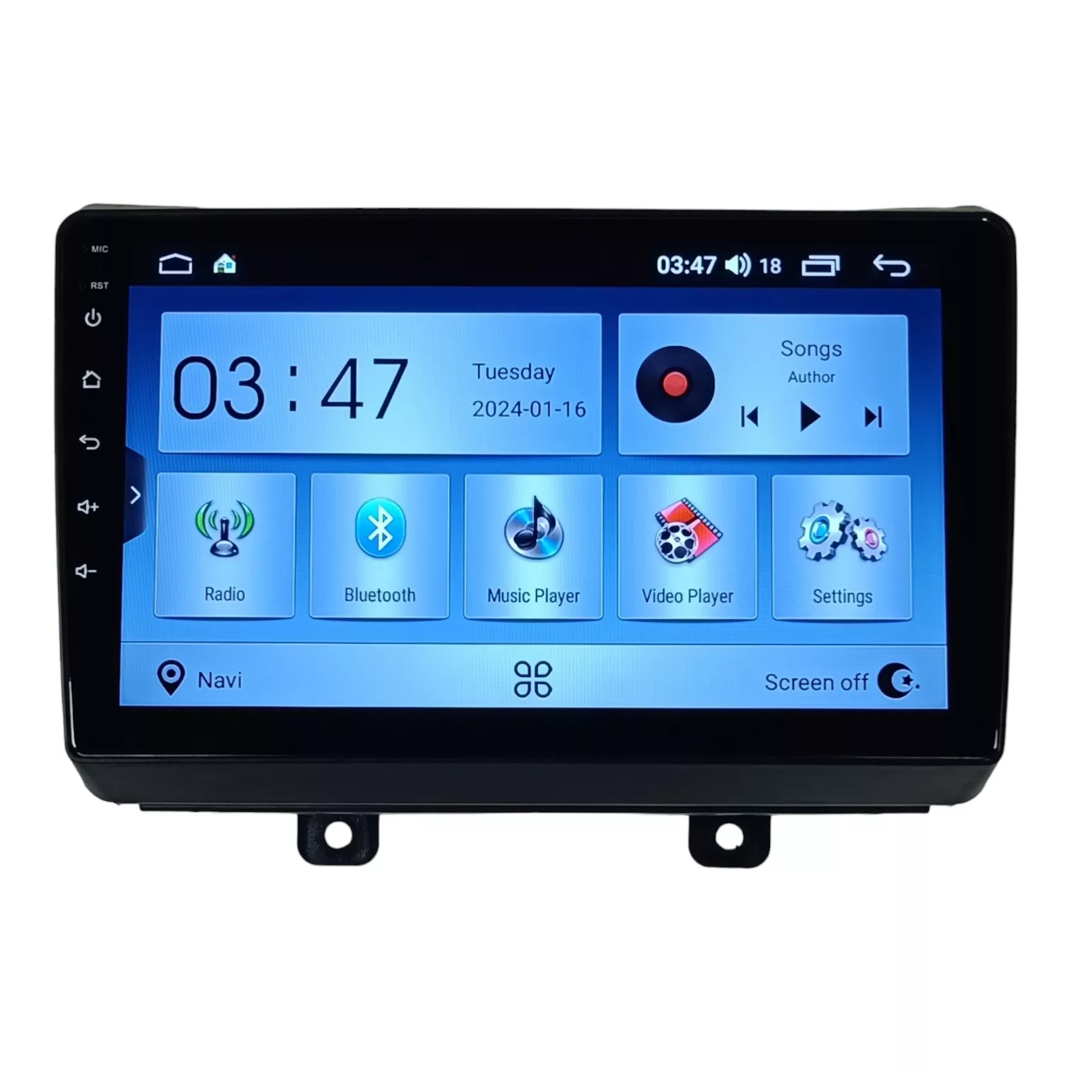 پخش کننده تصویری خودرو مدل اندروید golden24 مناسب برای دنا