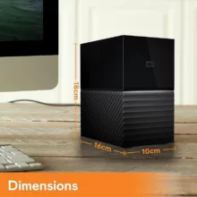 هارد دیسک اکسترنال وسترن دیجیتال مدل MY BOOK DUO 44TB WD ظرفیت 44 ترابایت