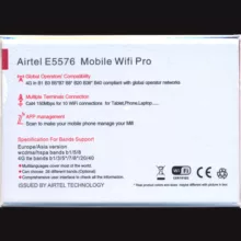 مودم همراه 4G ایرتل مدل E5576 MOBILE WIFI PRO