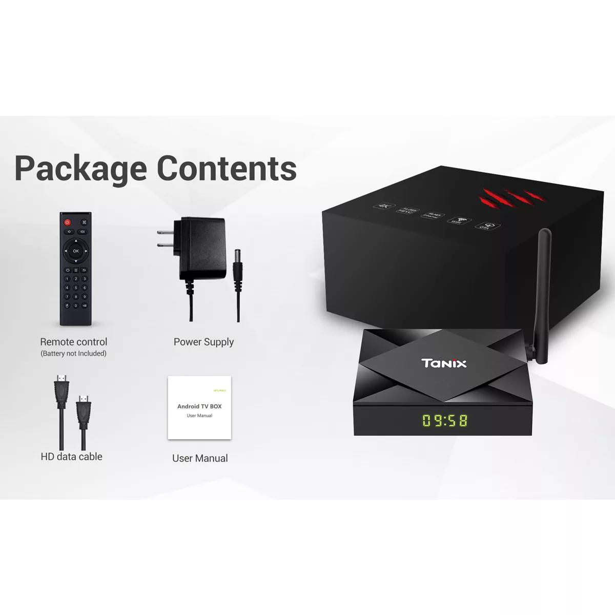 اندروید باکس تانیکس مدل TX6S - 4/32