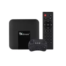 اندروید باکس تی ایکس تری 32/4GB مدل Mini به همراه کیبورد بی سیم