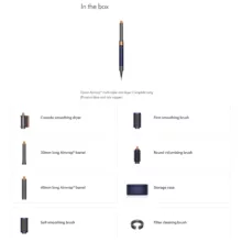سشوار برس دار حالت دهنده دایسون مدل Airwrap Complete Long HS05 DBBC