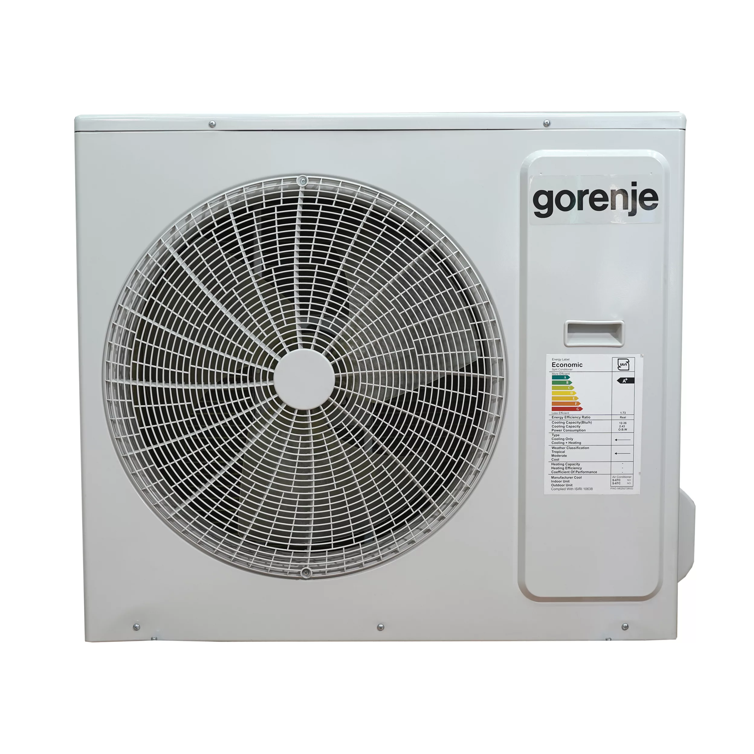 کولر گازی اسپلیت 36000 هزار دور ثابت گرنیه مدل GAS-36HRS