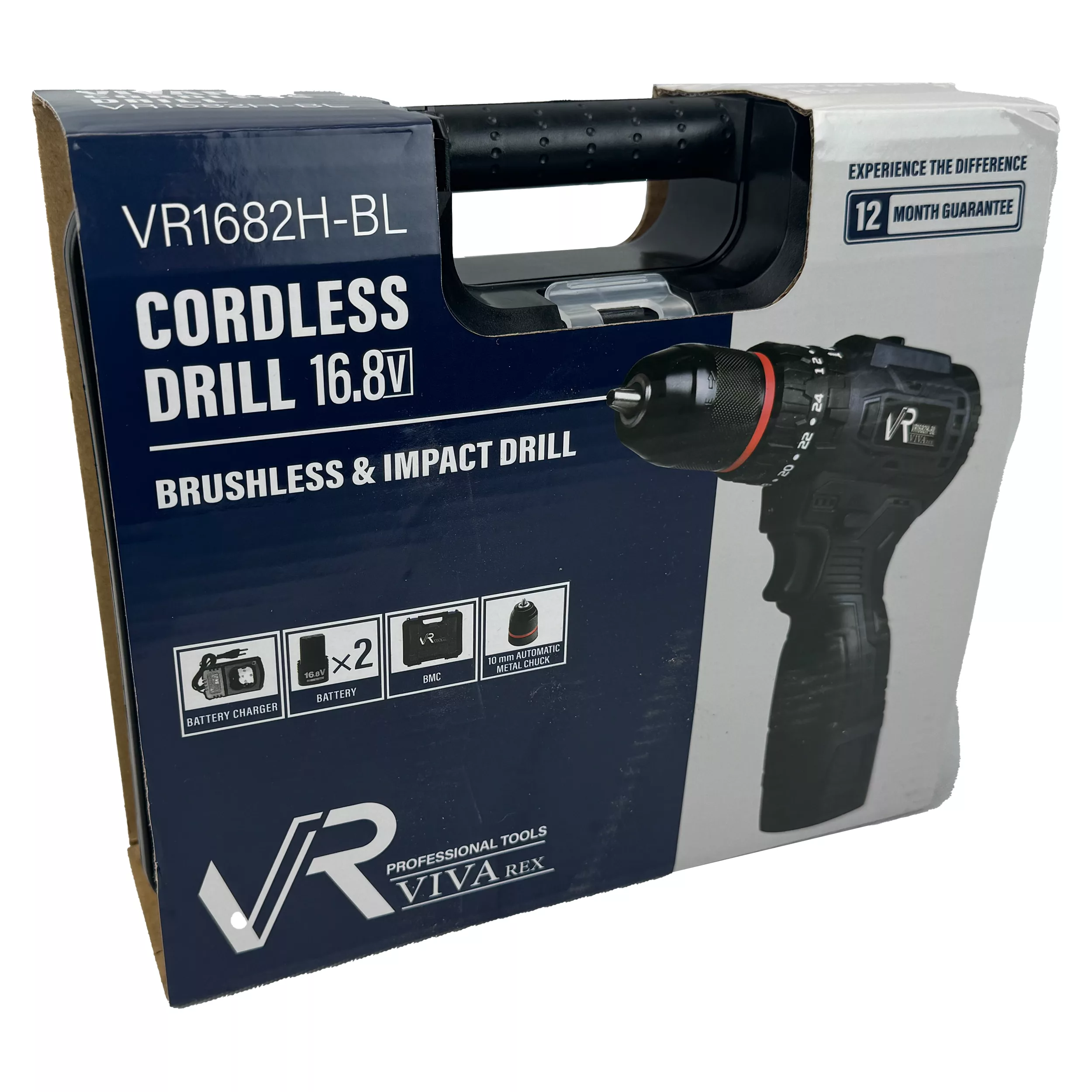 دریل چکشی شارژی ویوارکس مدل VR1682H-BL