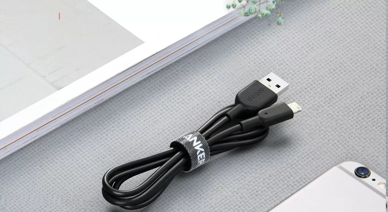 کابل تبدیل USB به لایتنینگ انکر مدل A8432 طول 0.9 متر
