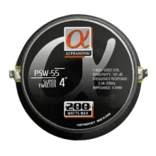 سوپر تیوتر خودرو آلفاسونیک مدل psw-55 بسته 2 عددی