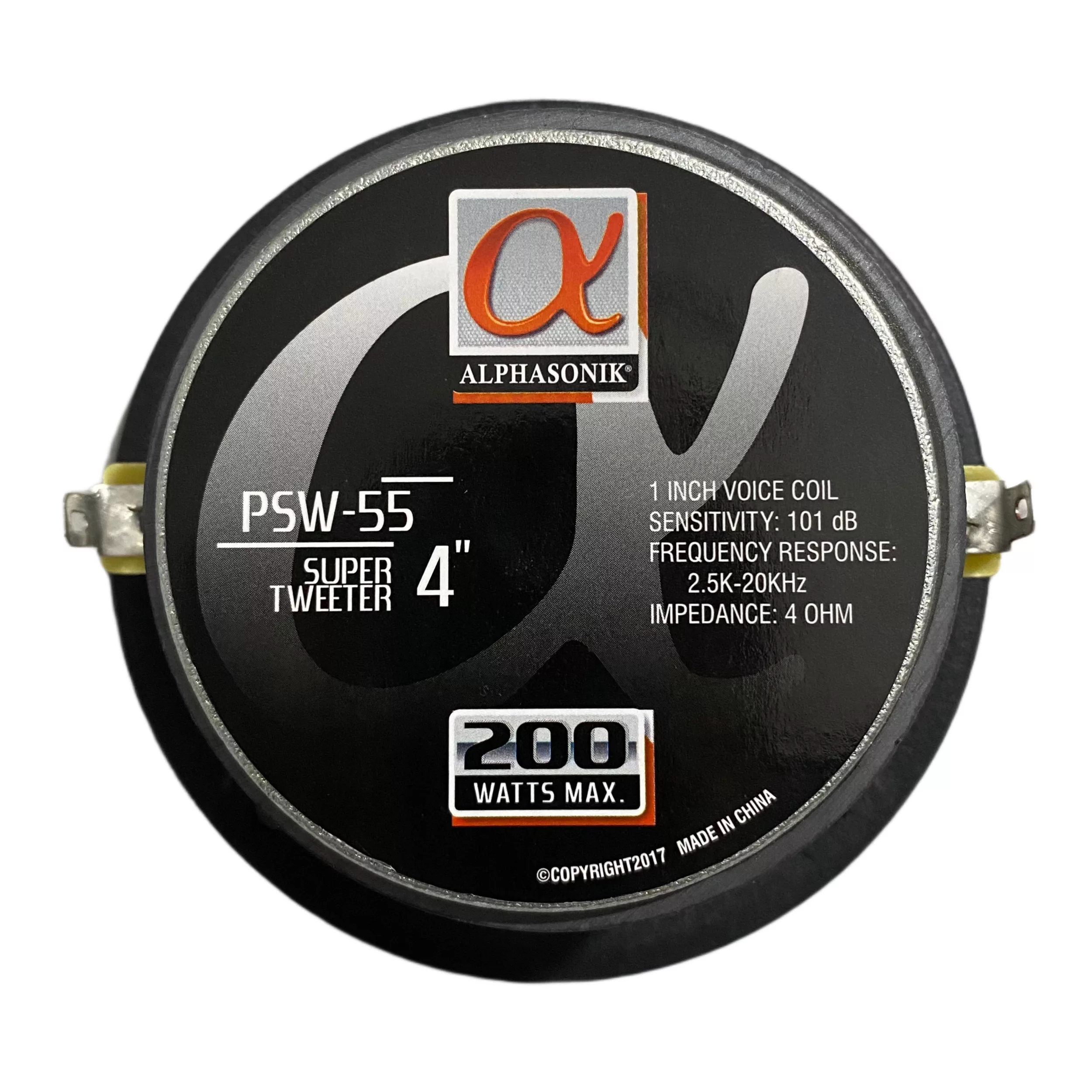 سوپر تیوتر خودرو آلفاسونیک مدل psw-55 بسته 2 عددی