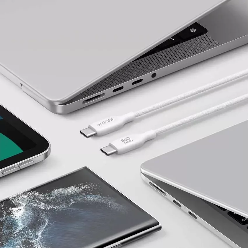 کابل USB-C انکر مدل 544/Bio-Based A80F1 طول 0.9 متر