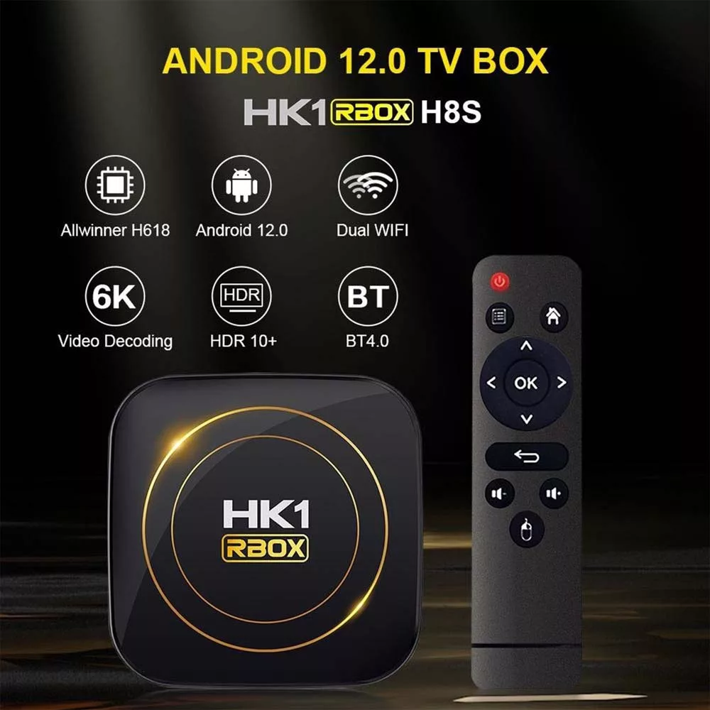 اندروید باکس اچکی1 مدل HK1 H8S 12 4/32GB